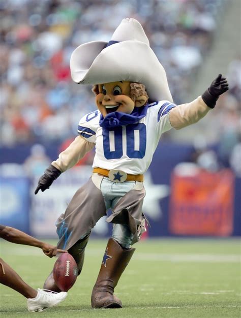 Dallas cowboys mascot uniform
